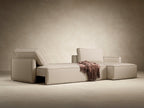 Newilla Slim Arms Sectional Sofa Bed