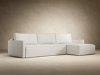 Newilla Slim Arms Sectional Sofa Bed
