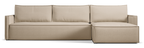 Newilla Slim Arms Sectional Sofa Bed