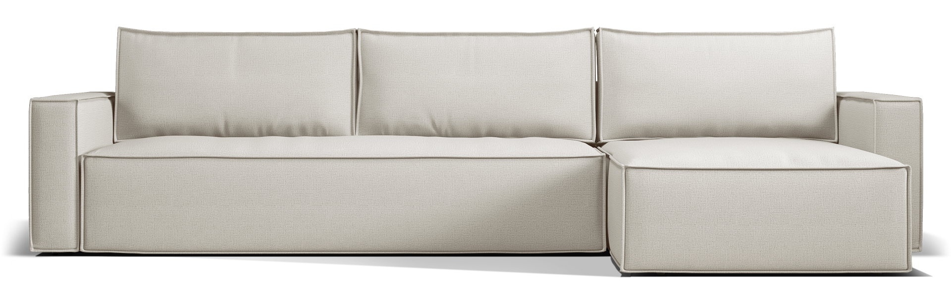 Newilla Standard Arms Sectional Sofa Bed