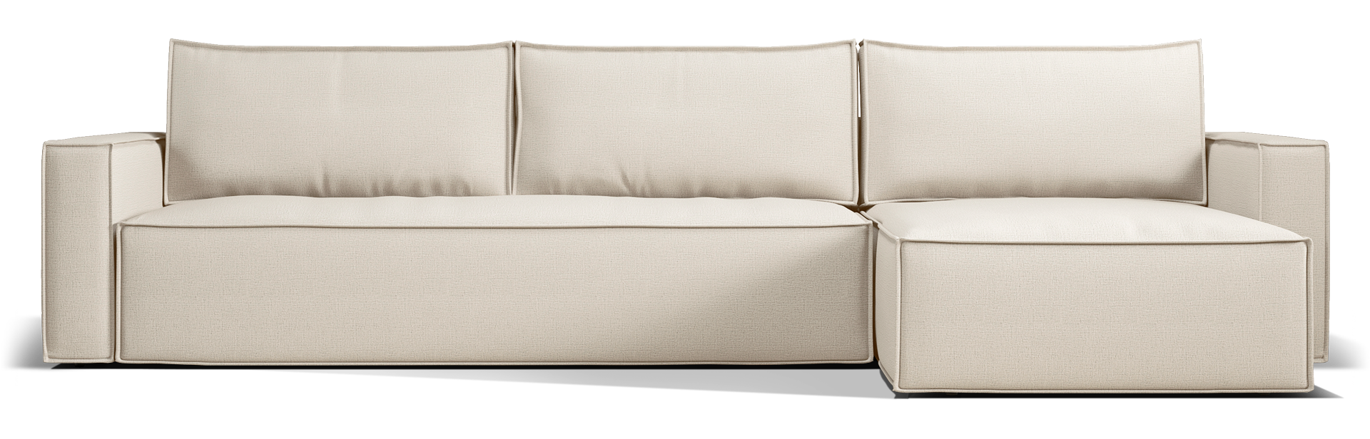 Newilla Standard Arms Sectional Sofa Bed